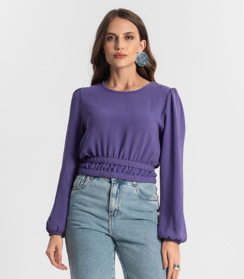 Blusa Feminina Manga Longa Endless Roxo