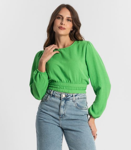 Blusa Feminina Manga Longa Endless Verde