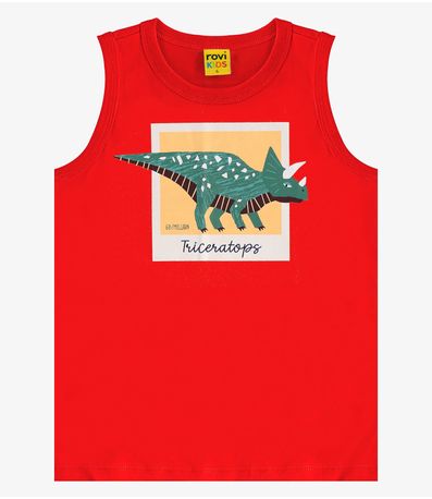 Machão Infantil em Meia Malha Rovi Kids Laranja