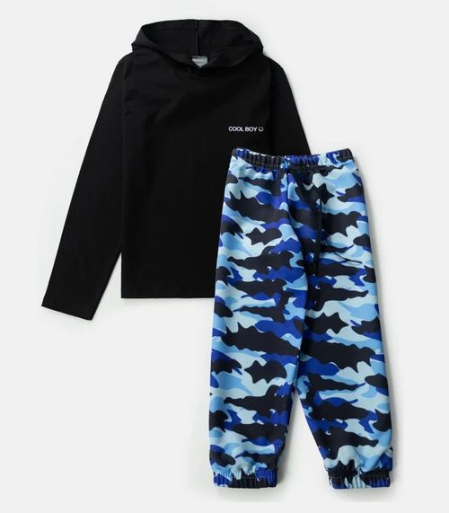 Conjunto Infantil Menino Meia Estação Keki Boys Preto