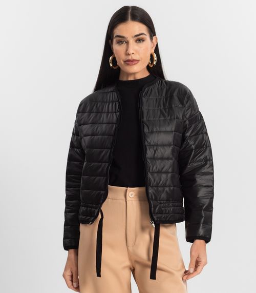 Jaqueta Feminina Microfibra Endless Preto