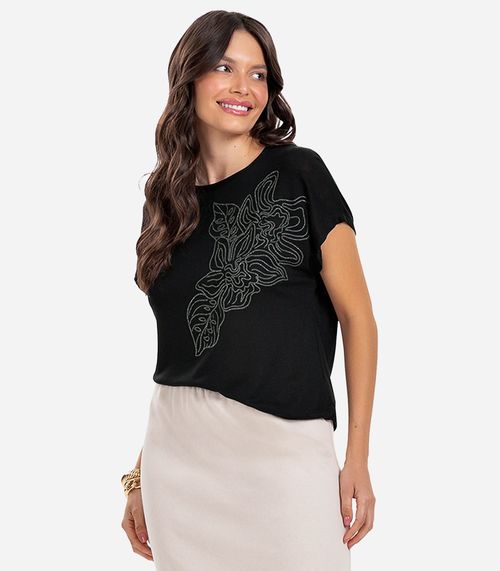 Blusa Tricot Feminina Rovitex Preto