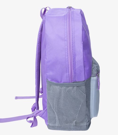 Mochila Escolar Feminina Com Bolinhas Clio Roxo