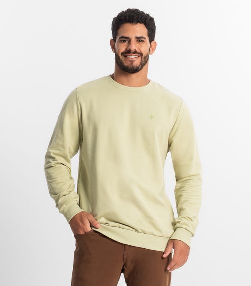 Blusão Masculino Plus Size Moletom Básico Diametro Verde