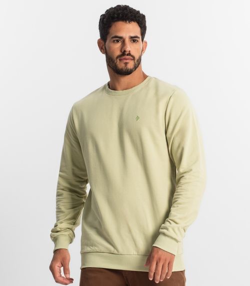 Blusão Masculino Plus Size Moletom Básico Diametro Verde