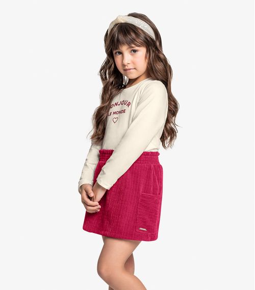 Conjunto Blusa Com Saia Trick Nick Vermelho