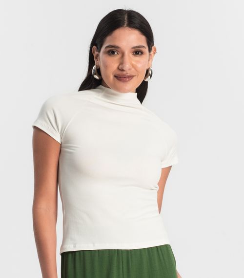 Blusa Feminina Cotton Rovitex Bege