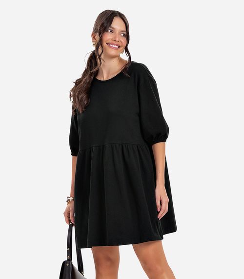 Vestido Feminino Curto Rovitex Preto