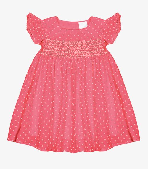 Vestido Infantil Tricoline Trick Nick Laranja