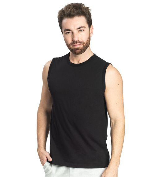 Regata Masculina Básica Rovitex Preto
