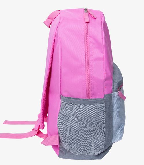 Mochila Escolar Feminina Com Bolinhas Clio Rosa