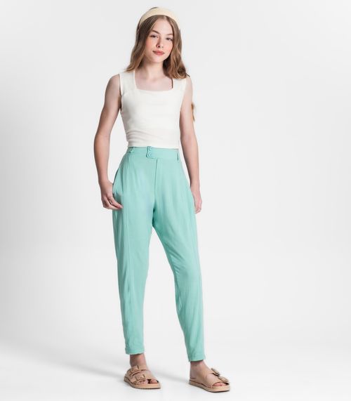 Calça Juvenil Feminina Minty Verde