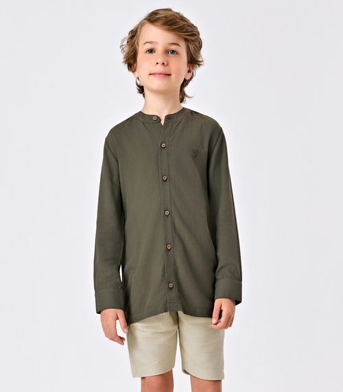 Bermuda Infantil Menino Gorgurinho Trick Nick Bege