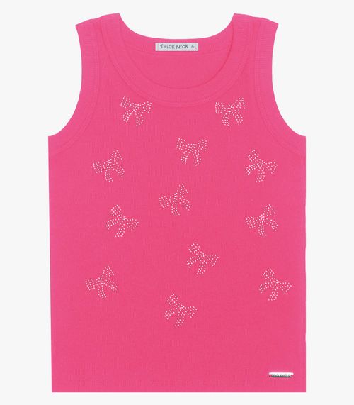 Regata Básica Infantil Feminina Trick Nick Rosa