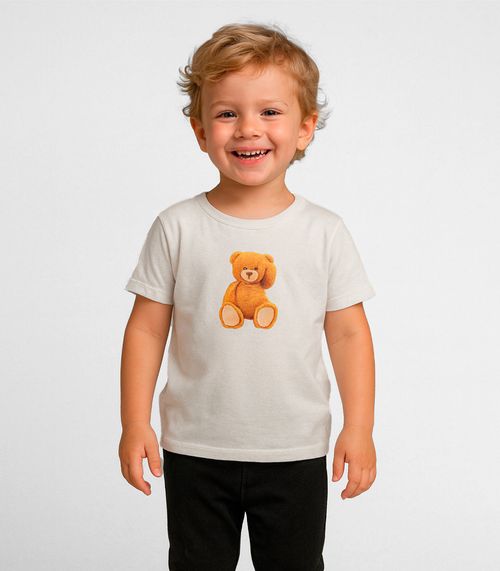 Camiseta Infantil Menino Trick Nick Bege