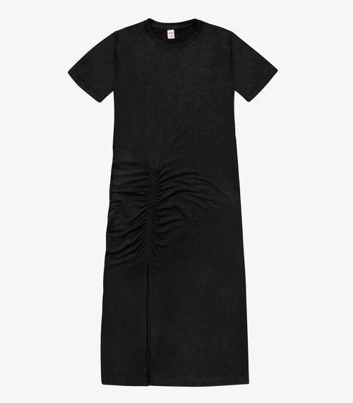 Vestido Feminino Molecotton Midi Rovitex Preto