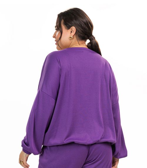 Blusao Ribana Duo Secret Glam Roxo