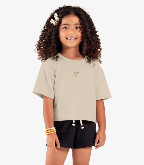 Blusa Infantil Malhão Fruit Rovi Kids Bege
