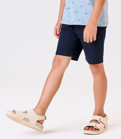 Conjunto Menino Camisa Com Bermuda Trick Nick Azul