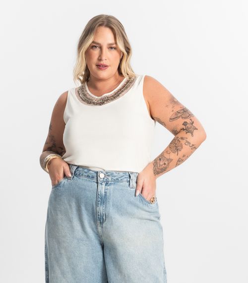 Regata Feminina Secret Glam Bege