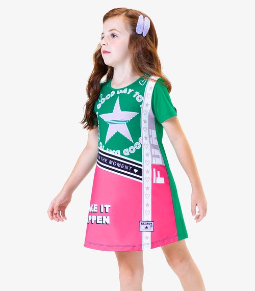 Vestido Infantil Rovi Kids Verde