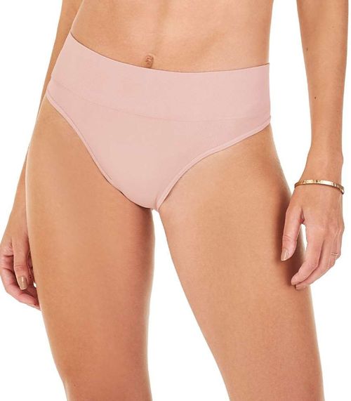 Calcinha Tanga Cós Largo sem Costura Zee Rucci Rosa