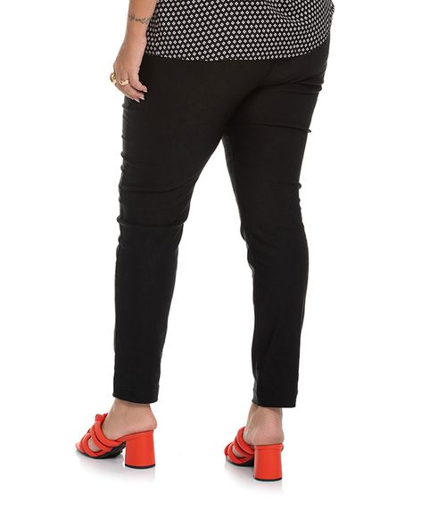 Legging Feminina Bengaline Plus Size Secret Glam Preto