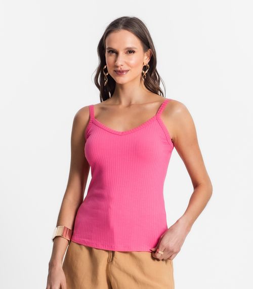 Blusa de Alça Feminina Select Rosa