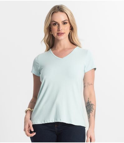 Blusa Feminina Básica Select Azul