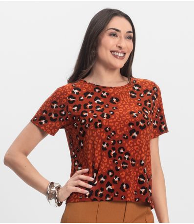 Blusa Feminina Infinita Cor Laranja