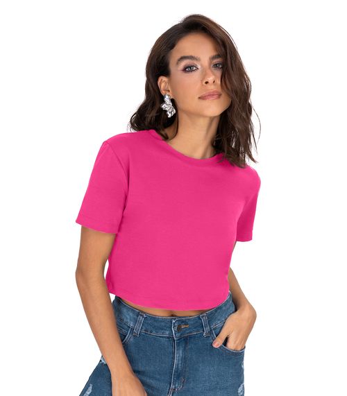 Blusa Feminina Em Cotton Leve Endless Rosa