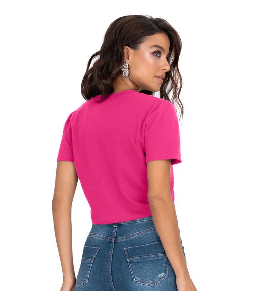 Blusa Feminina Em Cotton Leve Endless Rosa