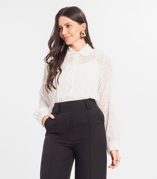 Camisa Com Blusa De Alça Feminina Endless Bege