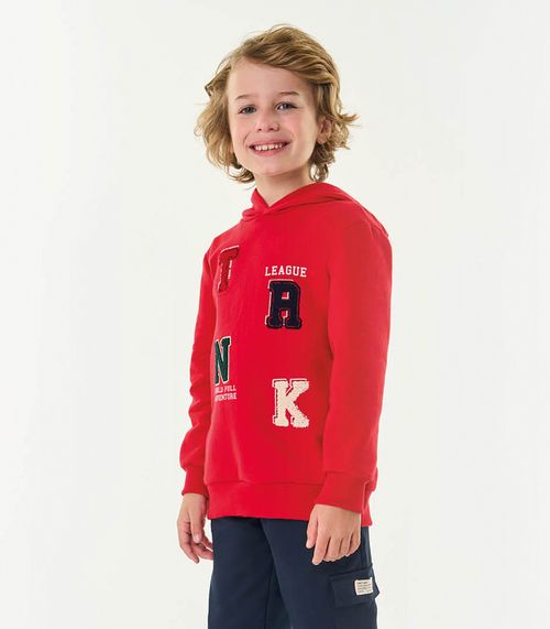 Conjunto Infantil Blusão Com Calça Trick Nick Vermelho