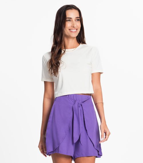 Blusa Feminina Em Cotton Leve Endless Branco