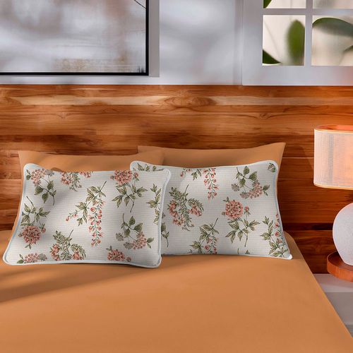 Jogo de Cama Casal Premium Fio Penteado Vivaldi Laranja