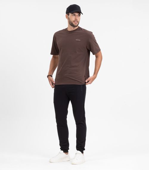 Calça Masculina Em Moletinho Diametro Preto