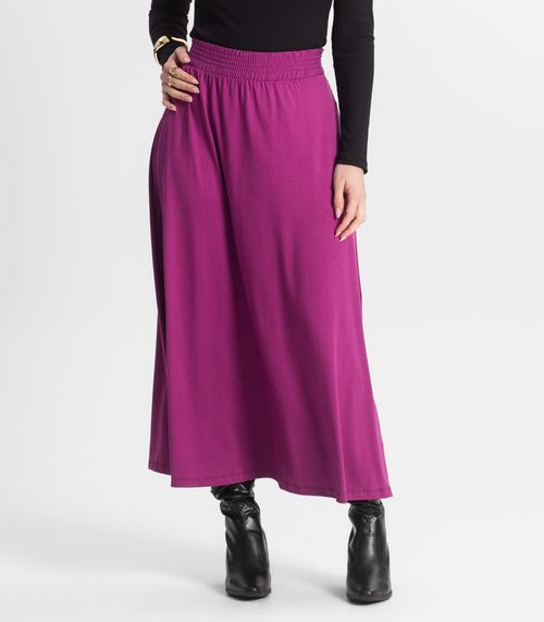 Saia Midi Feminina Select Roxo