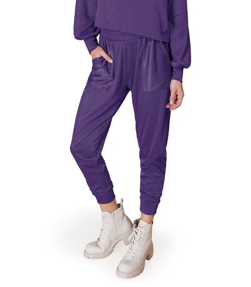 Calça Jogger Rovitex Roxo