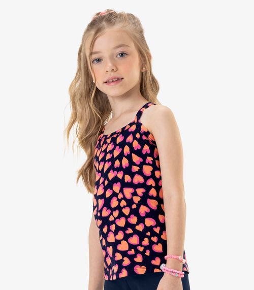 Blusa De Alça Infantil Rovi Kids Azul
