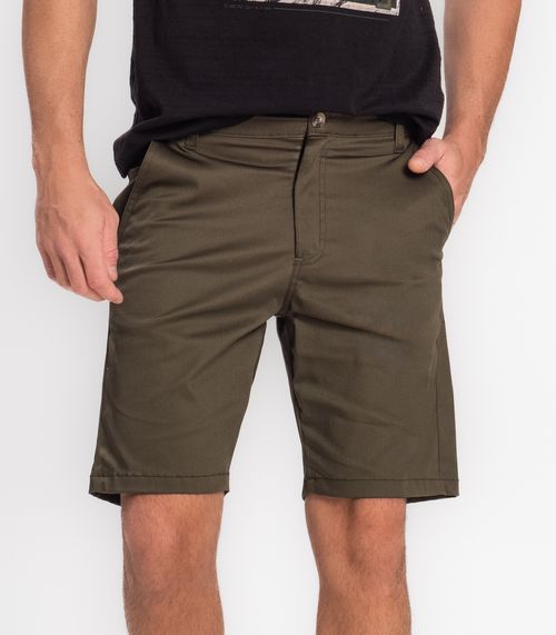 Bermuda Masculina Em Sarja Diametro Verde