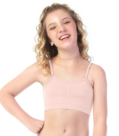 Top Teen com bojo Removível Sem Costura Zee Rucci Rosa