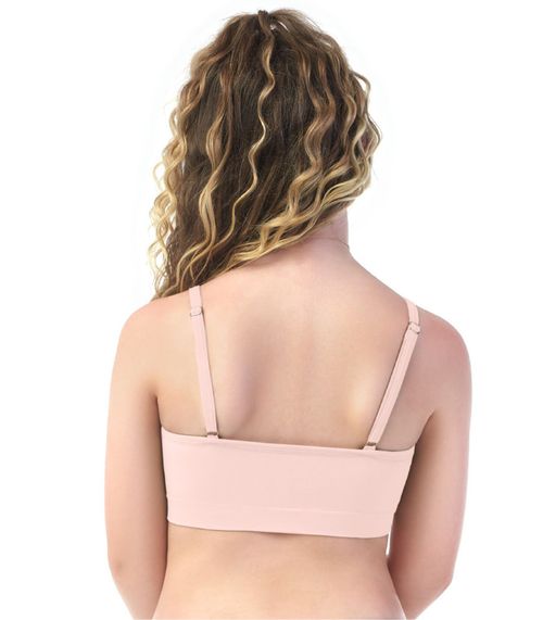 Top Teen com bojo Removível Sem Costura Zee Rucci Rosa