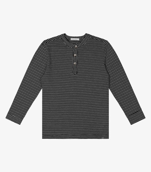 Camiseta Infantil Menino Manga Longa Trick Nick Preto