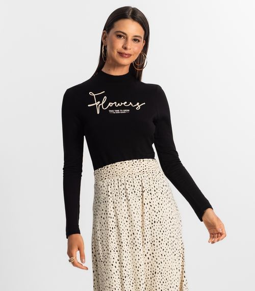 Blusa Feminina Rovitex Preto