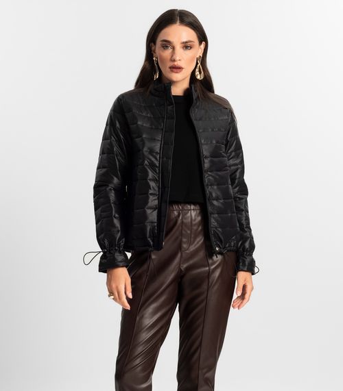 Jaqueta Feminina Microfibra Endless Preto