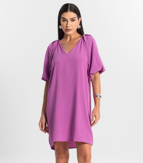 Vestido Feminino Liso Rovitex Roxo