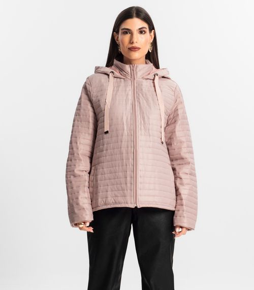 Jaqueta Feminina Com Capuz Endless Rosa