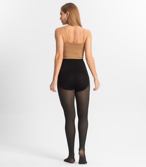 Meia Calça Translucida Peluciada Forrada Nova Rio Unica