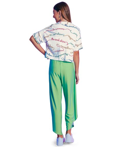 Calça Envelope Feminina Rovitex Teen Verde